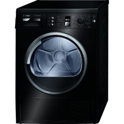 Bosch Black Edition WTE863B2GB 7Kg Condenser Tumble Dryer with Glass Door in Black